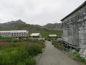 Independence Mine State Historical Park preserves structures once part of a productive gold mining camp.