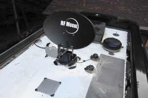 With the installation complete, the dish looked good and worked well.