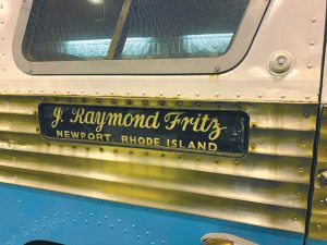 The conversion included creating a sign identifying Ray Fritz as the owner.