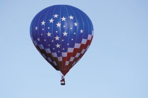 Joe Eafrati captured this colorful flyer at the Albuquerque Balloon Fiesta in New Mexico. 