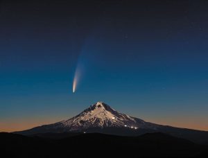 Comet Neowise orbited near Earth last July.