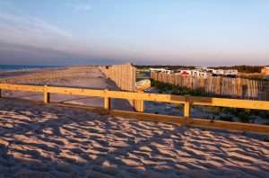 Morning breaks near Assateague State Park Campground.