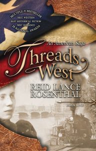 Author Reid Lance Rosenthal will discuss Threads West, An American Saga, Book One at FMCA’s Supersized Book Club gathering on Saturday, July 10. 