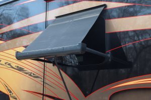 A bedroom window awning.