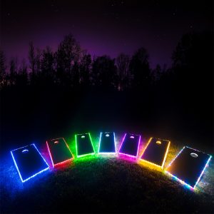 GlowCity LED cornhole board lights