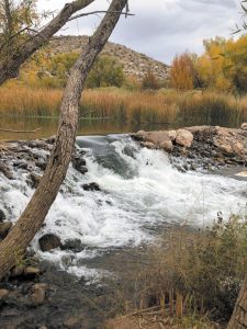 This view of the Verde River, waterfall included, was captured by Jane McAnally at the Verde Valley RV & Camping Resort, a Thousand Trails property in Cottonwood, Arizona. 