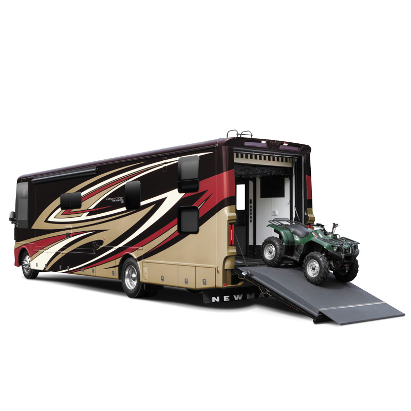 Newmar Canyon Star 3927 Toy Hauler Family RVing Magazine