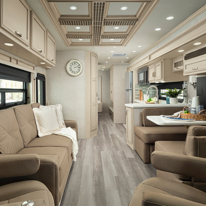 Newmar Canyon Star 3927 Toy Hauler Family RVing Magazine