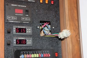 The existing wiring connectors fit the new thermostat.