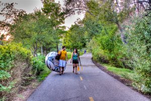 Rafters also enjoy the Greenbelt.