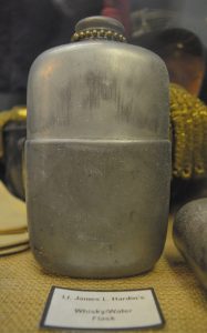 The museum displays soldiers' personal items.