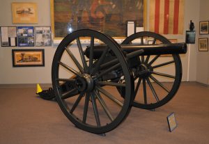 At the Civil War Museum Of The Western Theater, artillery helps paint the wartime picture.