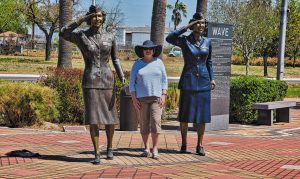 Women in the military are among those honored at the Veteran's War Memorial of Texas.