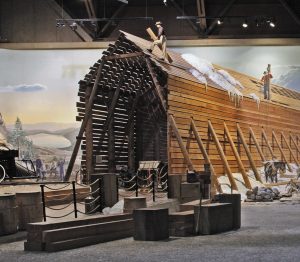 The railroad helped build California, so building the railroad was both a significant achievement and a historic event.