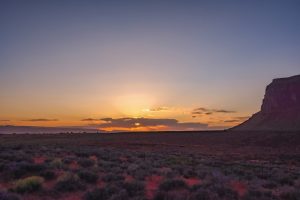 The red sandstone mesas and buttes that give Monument Valley its name have become an iconic backdrop for movies, as well as an idyllic point of focus for photographers such as Jan Adair, who visited the site with her husband, Steve, while they were on their way to Yellowstone National Park this summer.