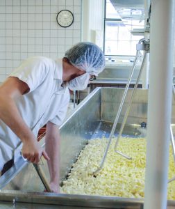 Cheesemaking at Shelburne Farms.