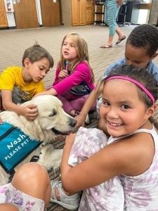 Nash bonded with kids at Boys & Girls Clubs of the Sioux Empire in Sioux Falls, South Dakota.