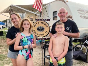 Rich and Melinda’s daughters also joined FMCA and share the family number, with D1 and D2 added to signify Daughter 1 and Daughter 2. Rebecca and her family have D1.