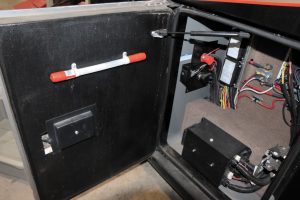 The installation technician added a small Proteng THIA tube to the front electrical compartment.