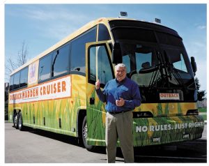 Madden Cruiser number three, sporting amped-up graphics, was an MCI Renaissance 102EL3.