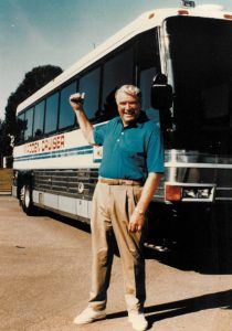 John poses proudly with Madden Cruiser number one.