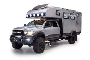 Global Expedition Vehicles, now a subsidiary of Storyteller Overland, produces rugged RVs such as this Adventure-XT model. 