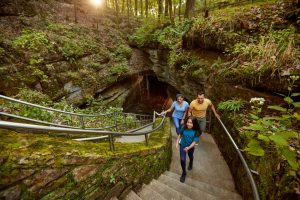 One of the most popular attractions in Kentucky is Mammoth Cave National Park.