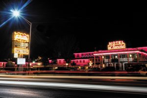 In its heyday, El Rancho Hotel in Gallup, New Mexico, was frequented by Hollywood movie stars.