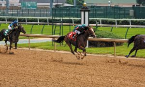 Churchill Downs, home of the Kentucky Derby, in Louisville.