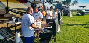 The RV chefs made sure no one at the rally went away hungry.