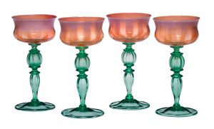 The Corning Museum of Glass is full of different artworks, including decorative wineglasses.