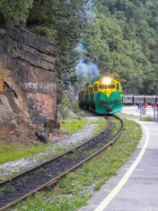 An authentic steam locomotive photographed by Bert Henderson dates back to the gold rush era, today riding the rails from Skagway, Alaska, into the heart of the Yukon.