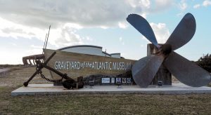 The Graveyard of the Atlantic Museum features items recovered from shipwrecks along the coast.