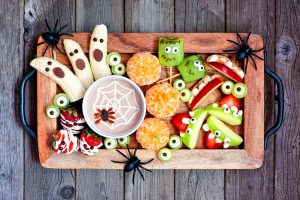 Halloween fruit tray