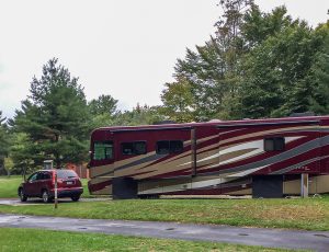 The Venns serve as campground hosts at Wisconsin's Kohler-Andrae State Park during the month of October.