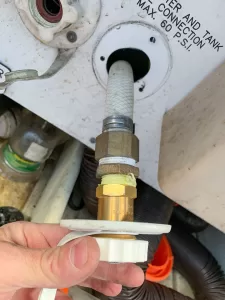 Identify whether it has male or female threads on the back. 