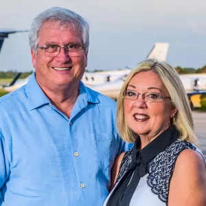 Tim and Debi Riggs are passionate about the holidays.