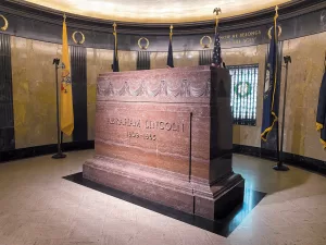 The Lincoln Tomb in Springfield is the final resting place for Abraham, Mary, Edward, William, and Thomas Lincoln.