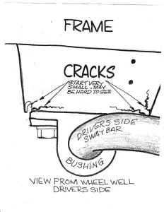 Vixen motorhome frame cracks