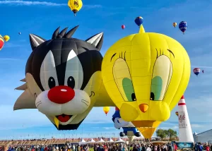 Bucket-list destinations included the Albuquerque Balloon Festival in New Mexico.