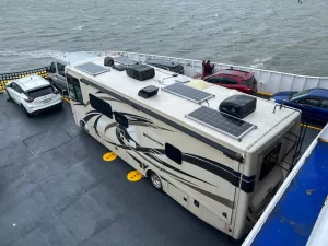 The Andersons ferried off to new adventures.