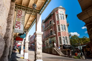 Eureka Springs boasts interesting architecture, plus fun shops and restaurants.