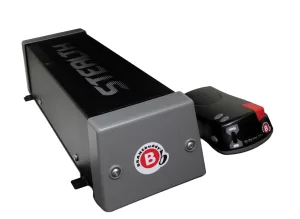 The built-in Brake Buddy Stealth has a dual controller so it can be operated from the motorhome.