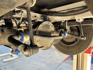 A stock sway bar.