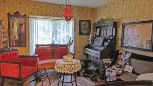 The parlor in the Kauffman House, now a museum operated by the Grand Lake Area Historical Society.
