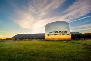 Originally started as a small engineering study collection, the National Museum of the U.S. Air Force at Wright-Patterson Air Force Base near Dayton, Ohio, now contains hundreds of vehicles, missiles, artifacts, and outdoor air and memorial parks.  