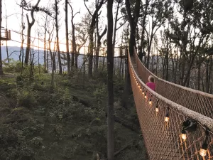 Anakeesta in Gatlinburg, Tennessee, features a treetop play area and zip lining.