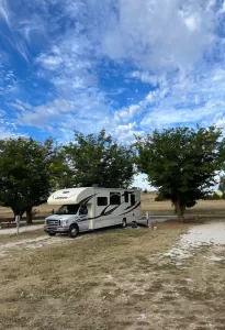 The Birners' motorhome enables Louis to be safe and comfortable during road trips.