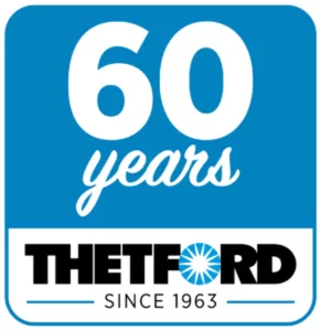 Thetford 60th anniversary logo