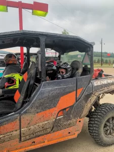 Among the highlights Evelyn described in her story were UTV rides.